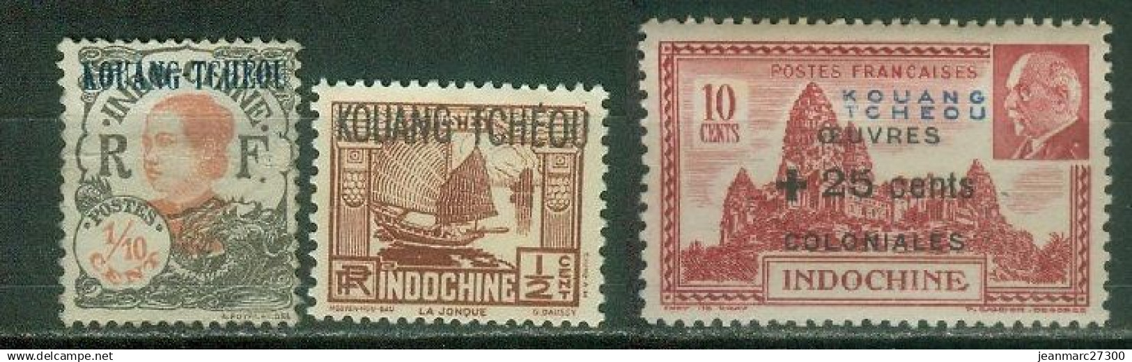 FC KTC01 - Kouang Tchéou YT N° 52 100 * - Unused Stamps