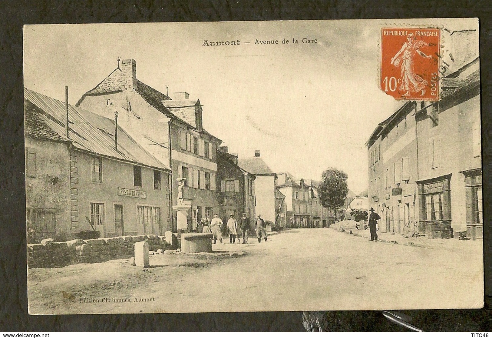 CP - LOZERE-48 - Aumont Aubrac - Avenue De La Gare - Aumont Aubrac