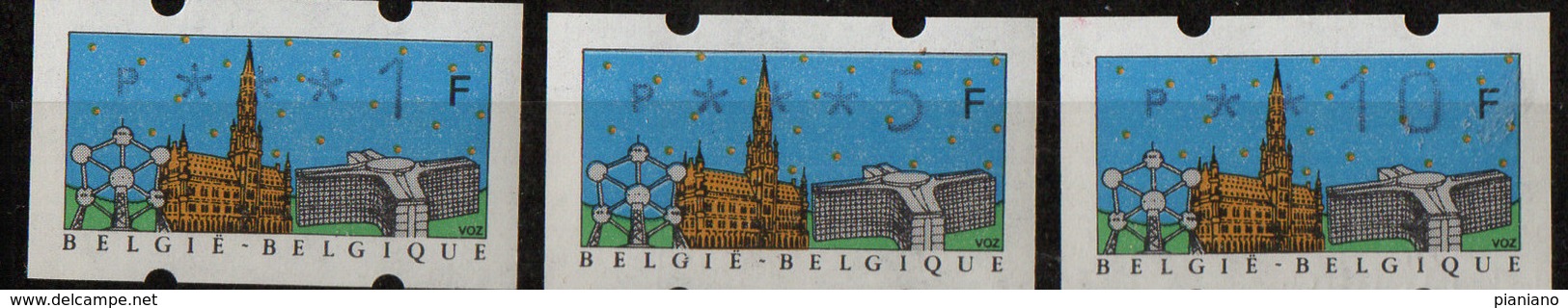 PIA - BEL - 1990 - Tps De Distributeurs : Monumenti Di Bruxelles  - (Yv 30) - 1980-99