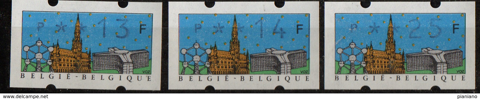 PIA - BEL - 1990 - Tps De Distributeurs : Monumenti Di Bruxelles  - (Yv 30) - 1980-99