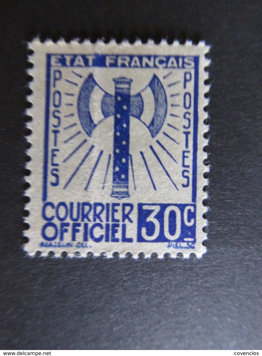 152) France Service, Yvert N° 2 Neuf Sans Gomme - Cote 40 € - Neufs