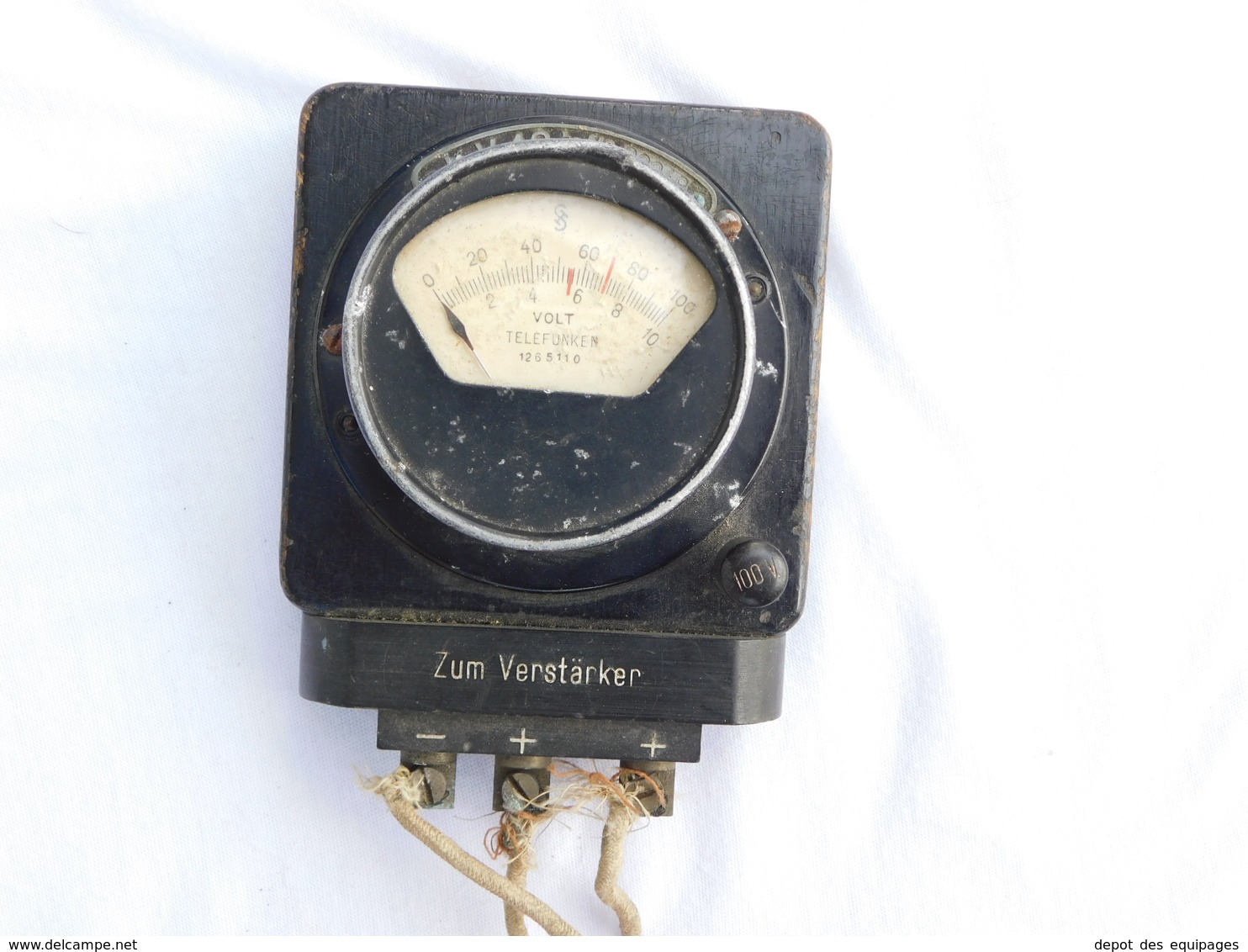 VOLTMETRE  TELEFUNKEN ALLEMAGNE 39-45 ......