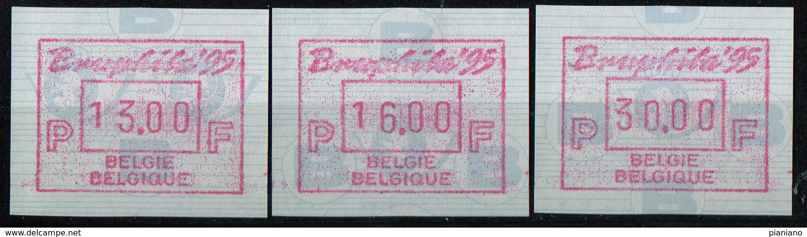 PIA - BEL - 1995 - Tps De Distributeurs : Esposizione Filatelica "Bruphila '95" A Bruxelles - (Yv 40) - 1980-99