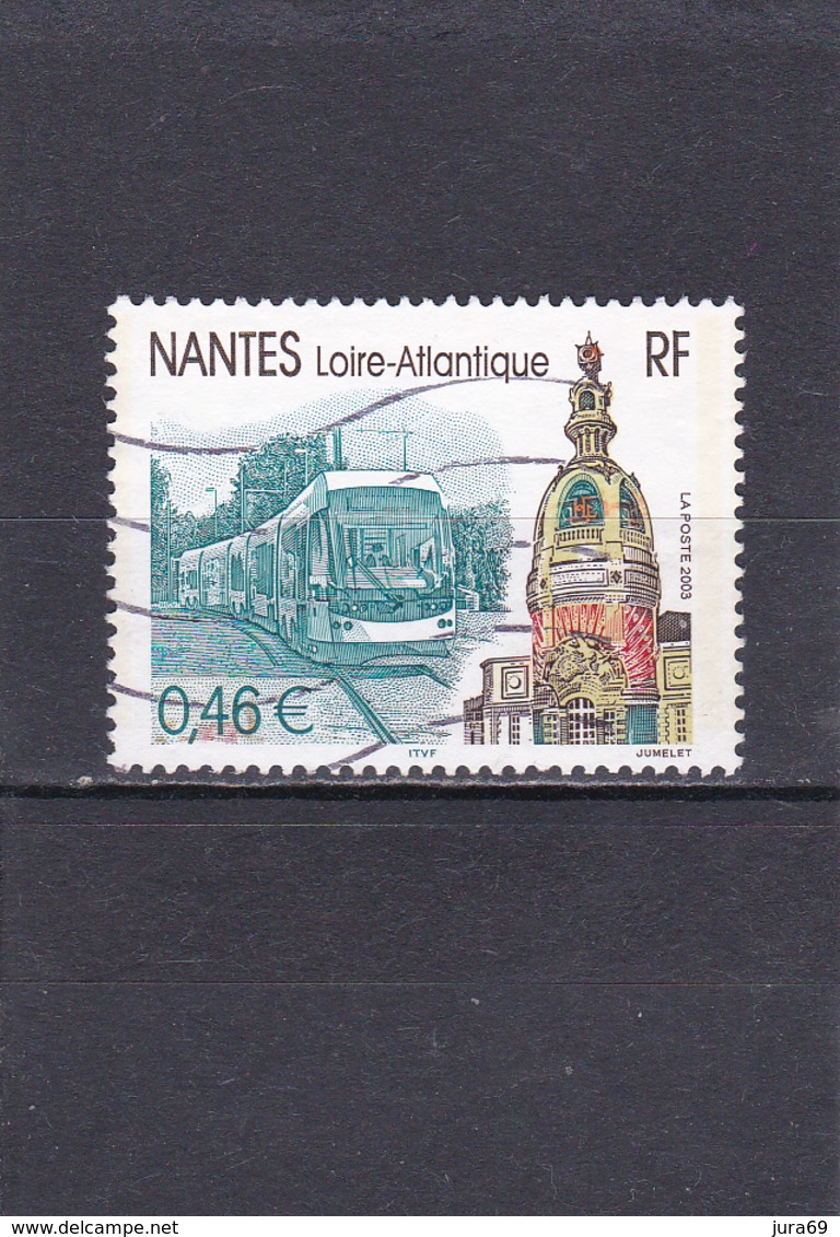 France Oblitéré  2003  N° 3552  Tourisme.  Nantes (Loire Atlantique) - Oblitérés
