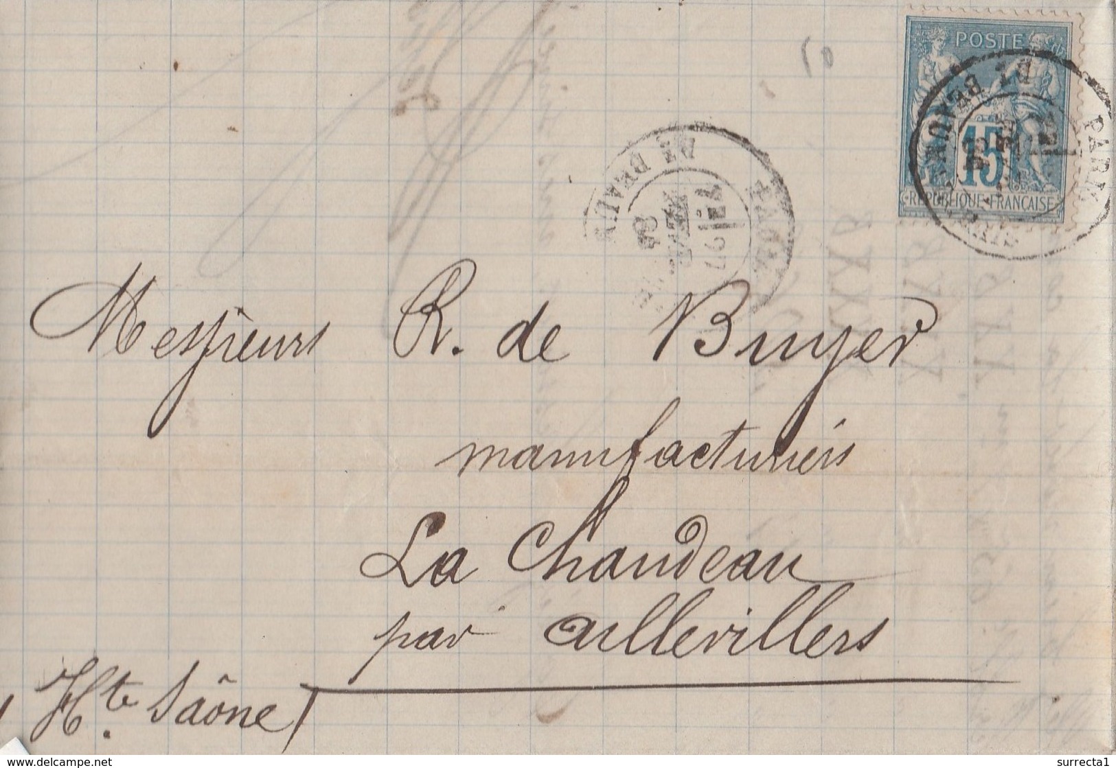 Lettre Facture 1884 / Alexandre LEFEBVRE / Métaux / Laminoir Zinc à St Paër 27 Eure / 75 Paris - 1800 – 1899