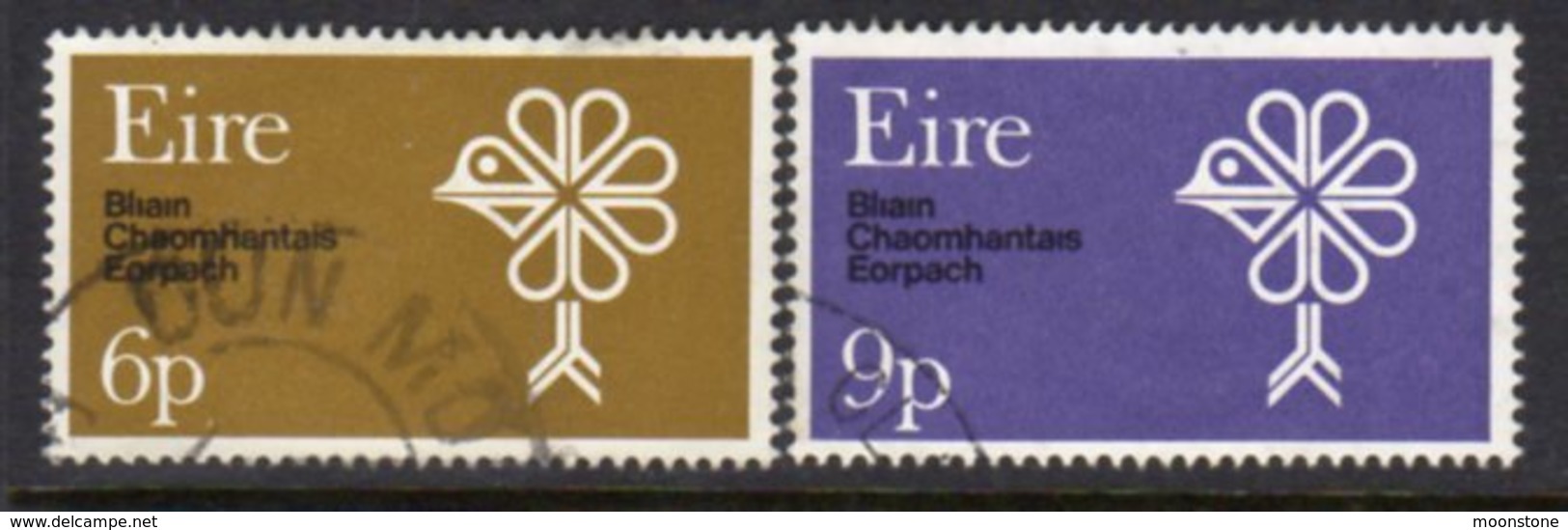 Ireland 1970 European Conservation Year Set Of 2, Used, SG 274/5 - Used Stamps