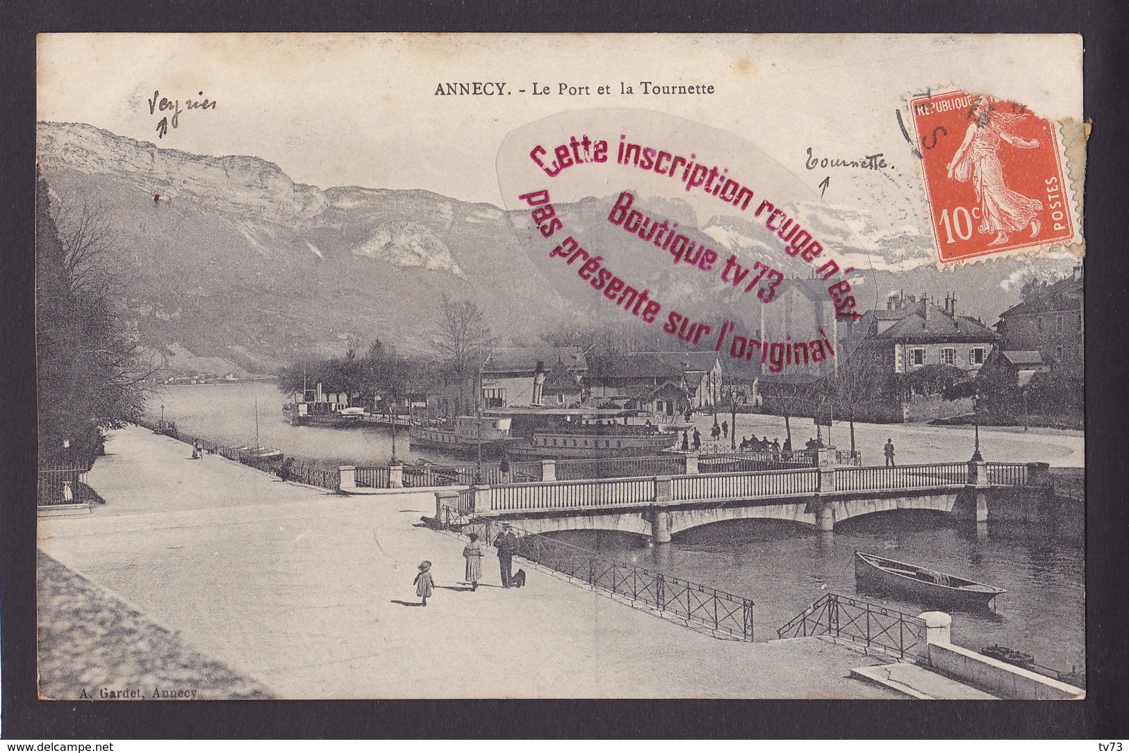P1205 - ANNECY Le Port Et La Tournette - Haute Savoie - Annecy