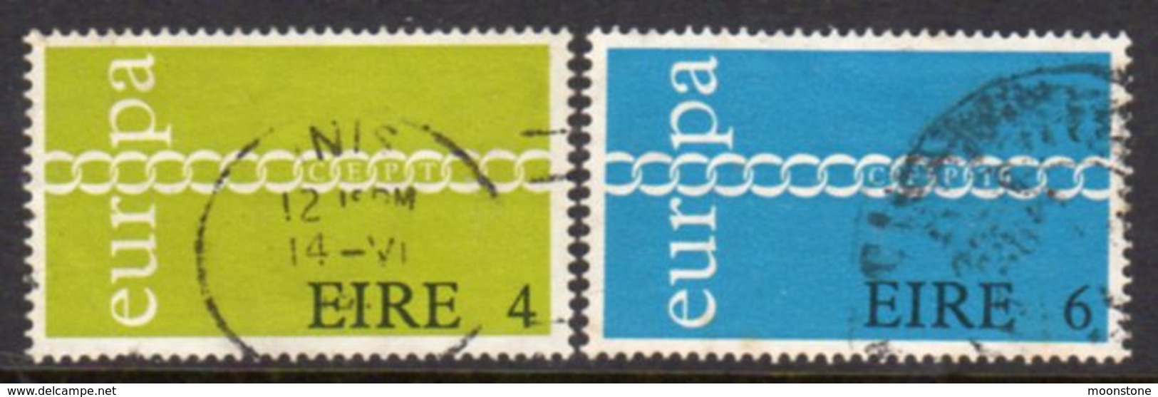 Ireland 1971 Europa Set Of 2, Used, SG 302/3 - Usati