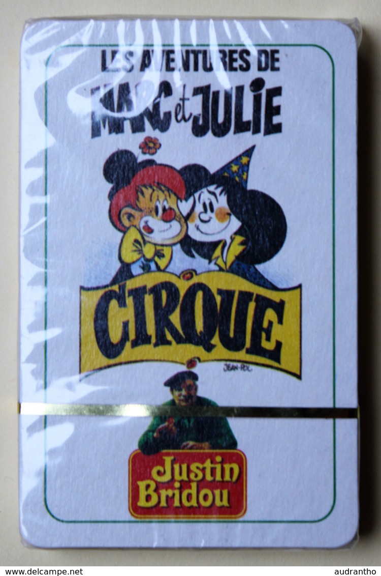 Jeu De Cartes 7 Familles Les Aventures De Marc Et Julie Le Cirque Justin Bridou - Autres & Non Classés