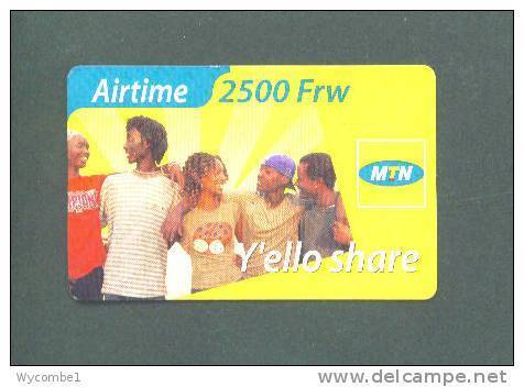 RWANDA - Remote Phonecard As Scan - Rwanda