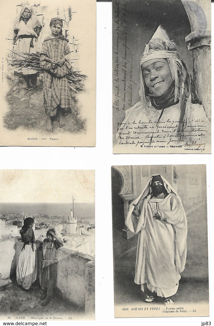 ALGERIE LOT DE 140 CARTES POSTALES ANCIENNES - 100 - 499 Postcards