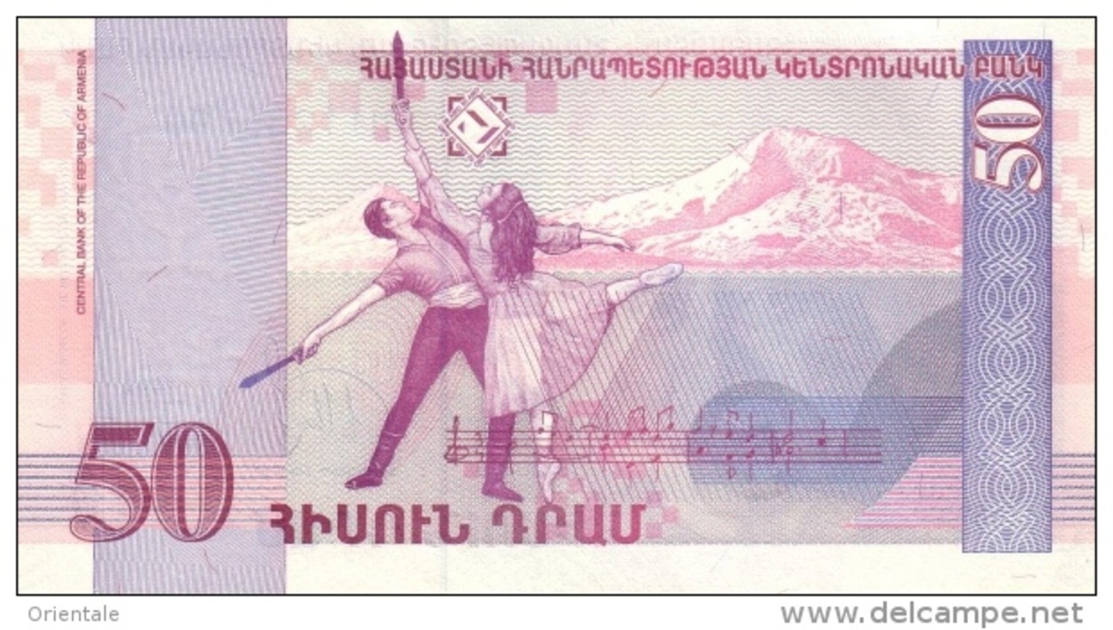 ARMENIA P. 41 50 D 1998 UNC - Arménie