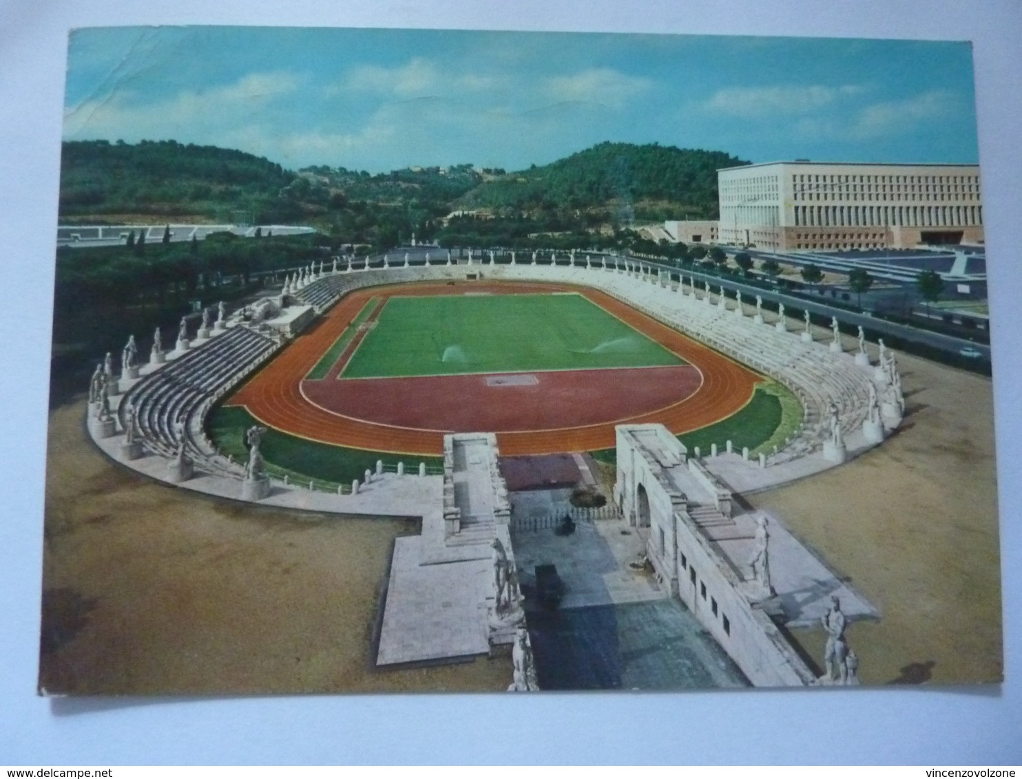 Cartolina Viaggiata "ROMA  Stadio Dei Marmi" 1960 - Stades & Structures Sportives