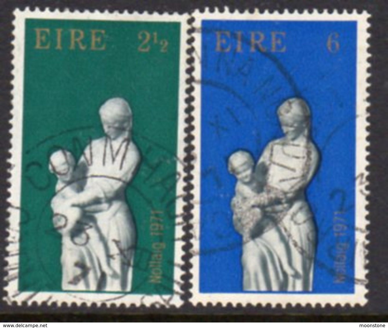 Ireland 1971 Christmas Set Of 2, Used, SG 309/10 - Used Stamps