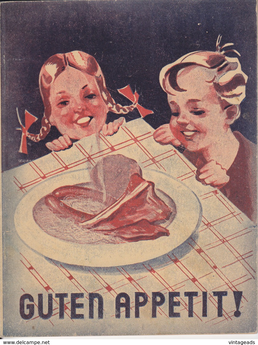 AD168 Rezeptheft Guten Appetit!, Jahrbuch Der Hausfrau 1937, 80 Seiten - Manger & Boire