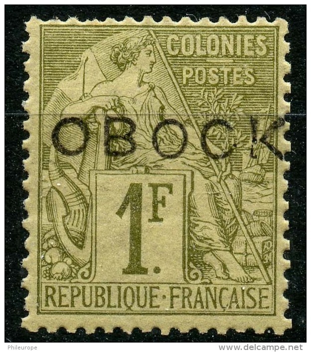 Obock (1892) N 20 * (charniere) - Neufs