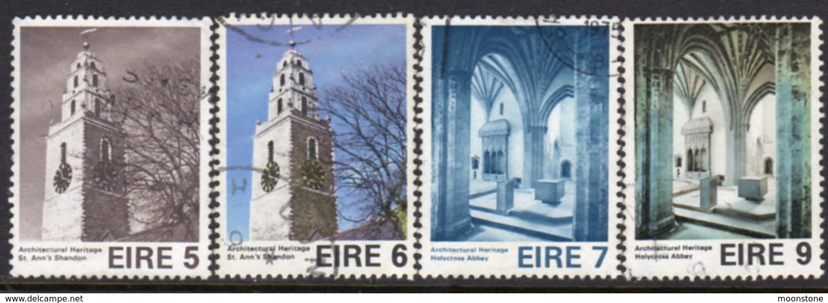 Ireland 1975 European Architectural Heritage Year Set Of 4, Used, SG 378/81 - Used Stamps