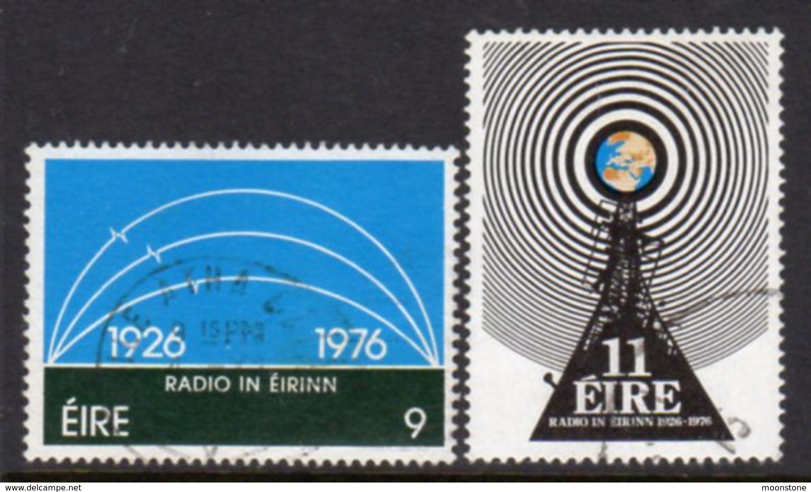 Ireland 1976 Irish Broadcasting Service Set Of 2, Used, SG 399/400 - Used Stamps