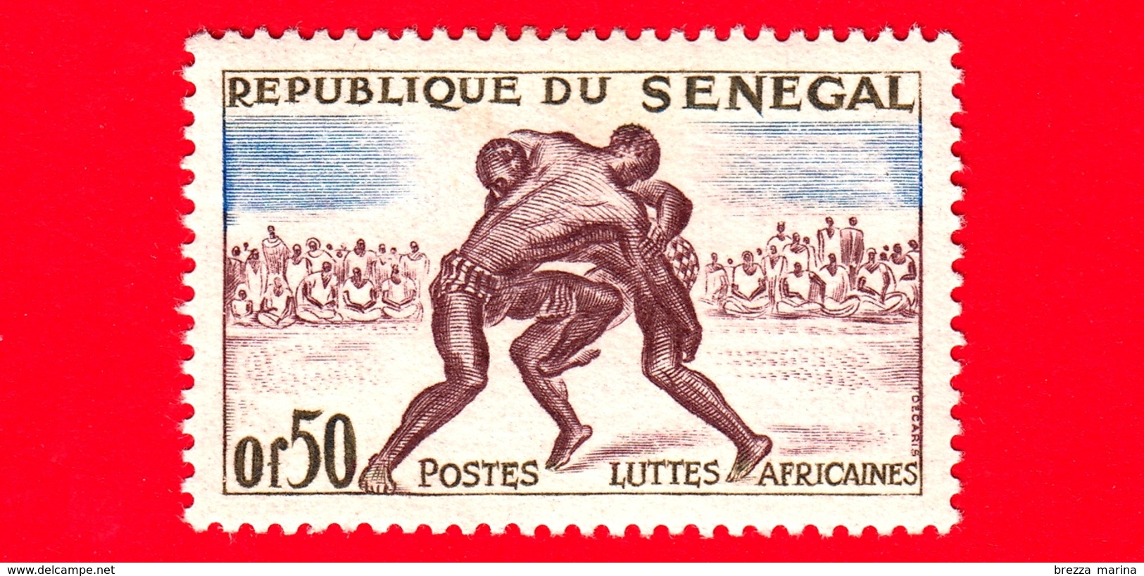 Nuovo - MH - SENEGAL - 1961 - Sport - Arti Marziali - Lotta - Wrestling -  0.50 - Senegal (1960-...)