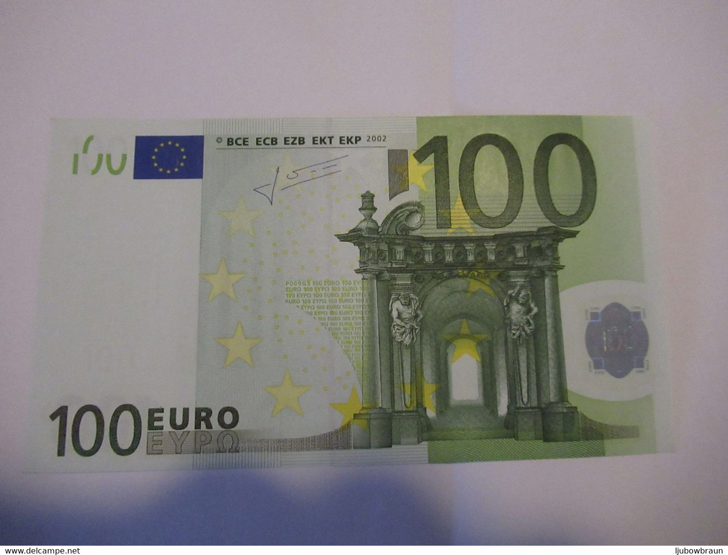 100 Euro-Schein X (P009)unc. Trichet, - 100 Euro