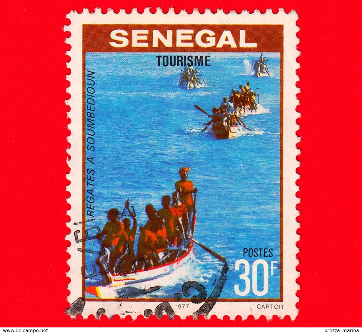 SENEGAL - Usato - 1978 - Turismo - Regata A Soumbedioun - 30 - Senegal (1960-...)