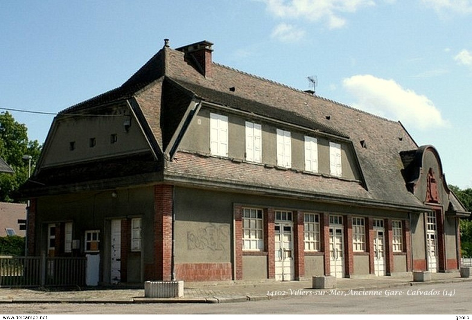 Villiers-sur-Mer (14)-Ancienne Gare  (Edition à Tirage Limité) - Villers Sur Mer