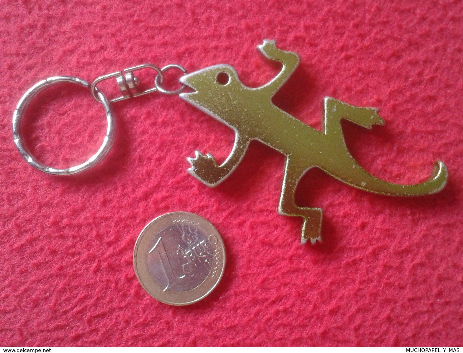 LLAVERO KEYRING KEYCHAIN PORTE-CLÉS CERVEZA ? BEER ? DESPERADOS LAGARTO LAGARTIJA LIZARD LÉZARD BIER LA BIÈRE EIDECHSE - Otros & Sin Clasificación