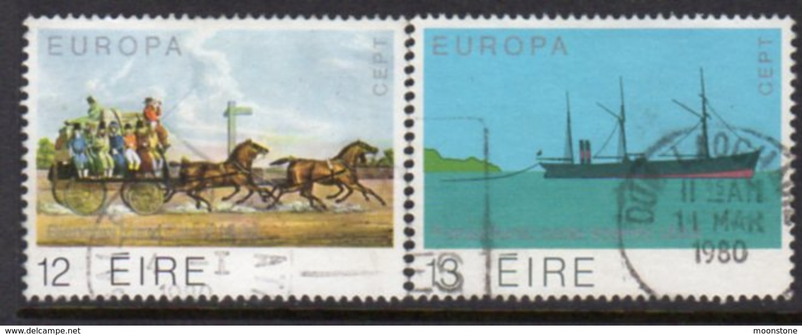 Ireland 1979 Europa Communications Set Of 2, Used, SG 456/7 - Usati