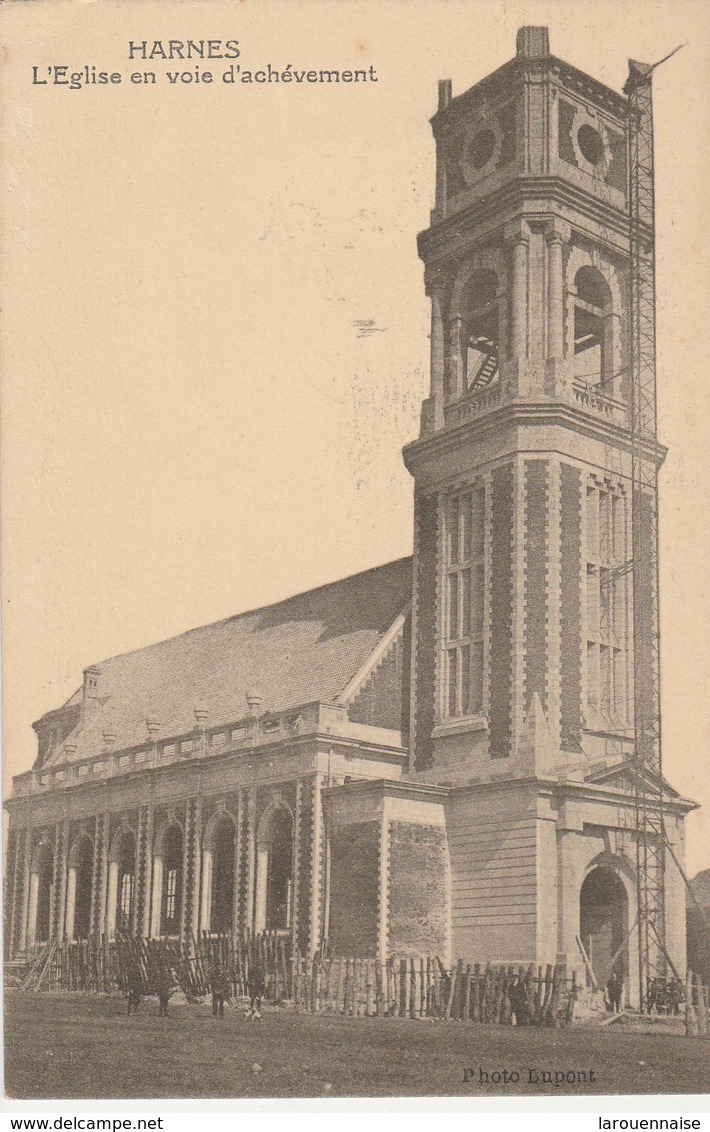 62 - HARNES - L' Eglise En Voie D' Achèvement - Harnes