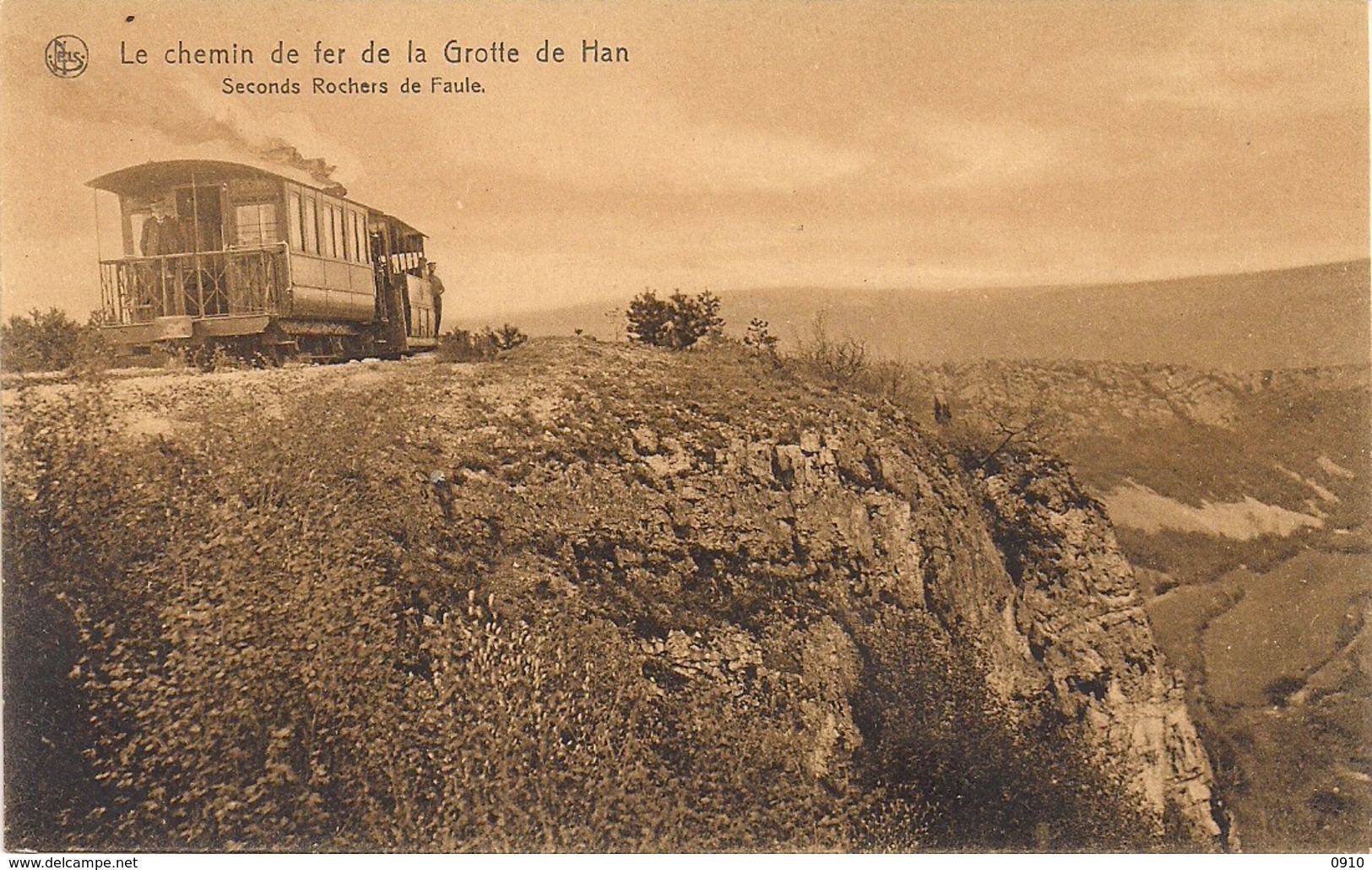 HAN SUR LESSE-ROCHEFORT "LE CHEMIN DE FER DE LA GROTTE" - Rochefort