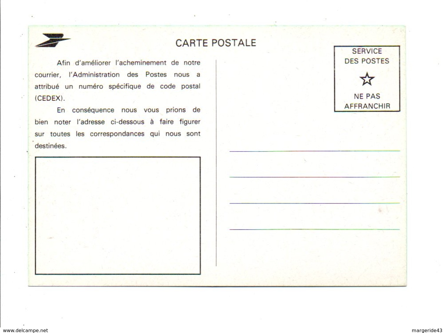 LE CODE POSTAL - Poste & Facteurs