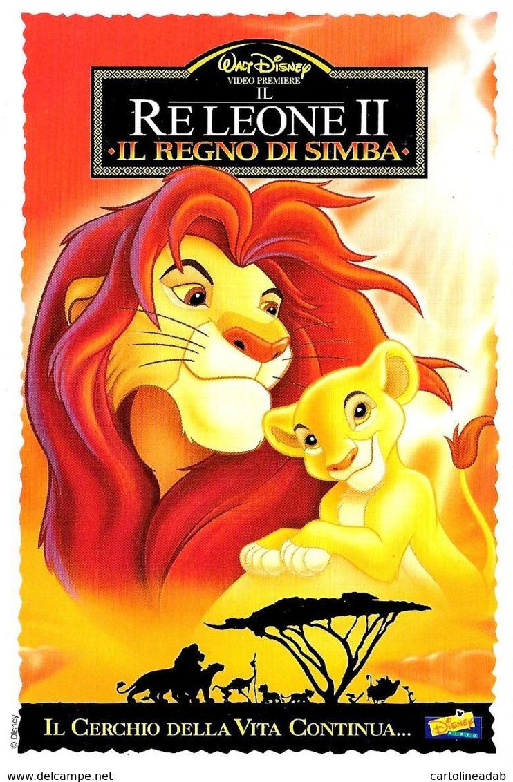 [MD2523] CPM - IL RE LEONE II - IL REGNO DI SAMBA - DISNEY - NV - Fumetti