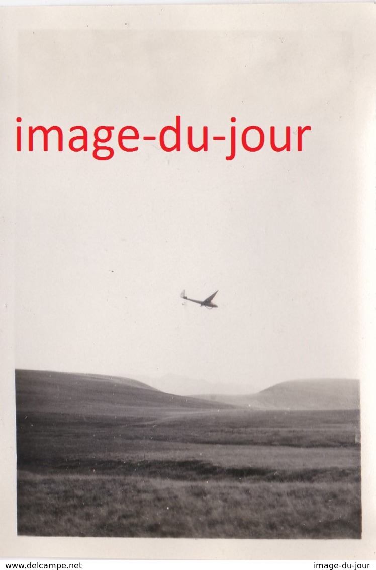 Photo Ancienne Camp De Vol A Voile D' Avranches 1935   Le Retour  ( Aviation Planeur ) - Aviation