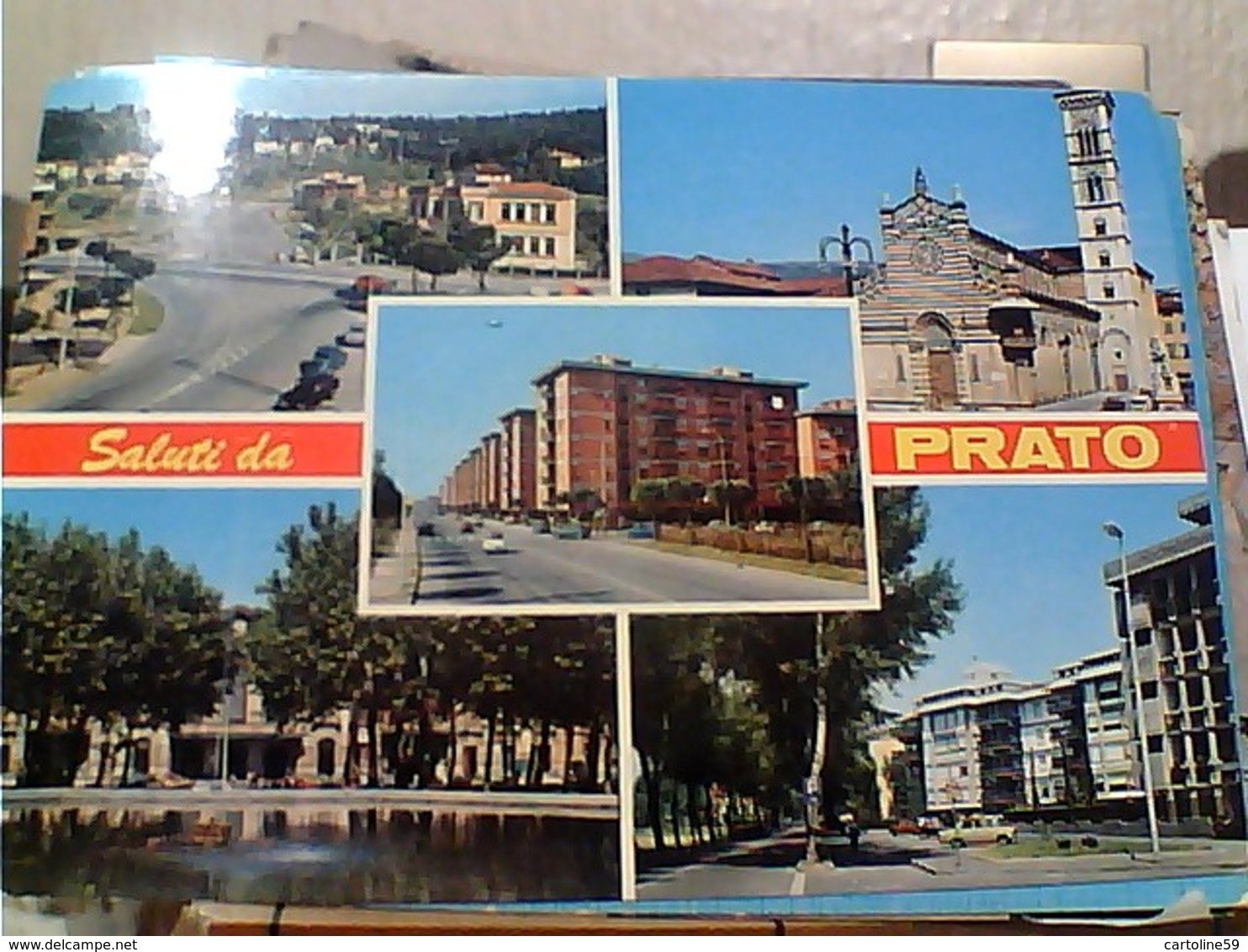 7 CARD  PRATO MULTI  VEDUTE VBN1970/90 GZ6728 - Prato