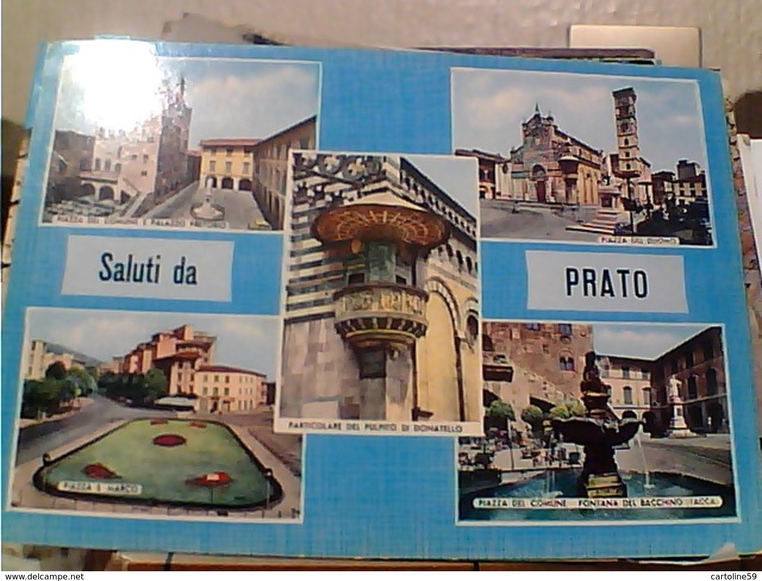 7 CARD  PRATO MULTI  VEDUTE VBN1970/90 GZ6728 - Prato