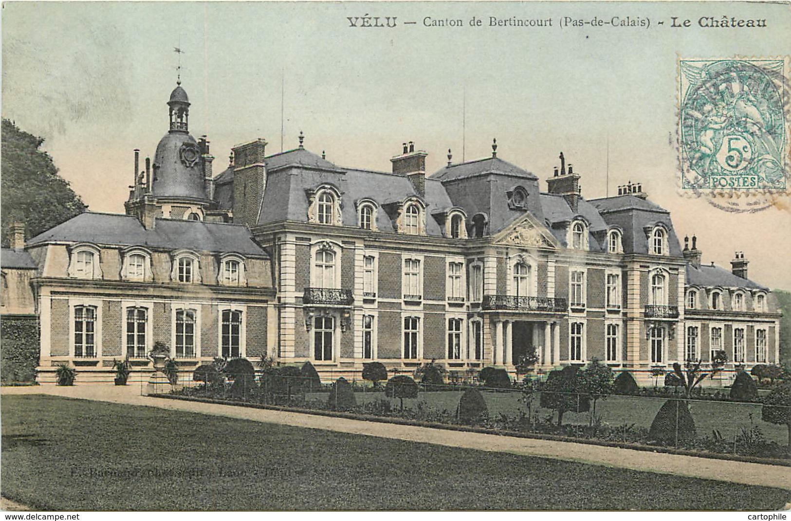 62 - VELU - Le Chateau En 1907 (belle Carte Couleur) - Autres & Non Classés