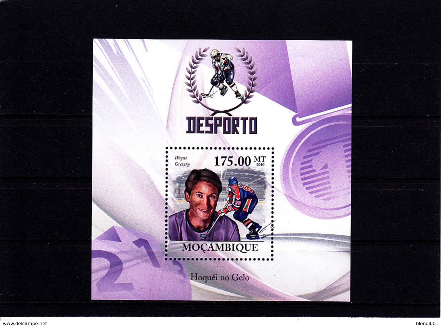 Olympics 2002 - Ice Hockey - MOZAMBIQUE - S/S MNH - Winter 2002: Salt Lake City