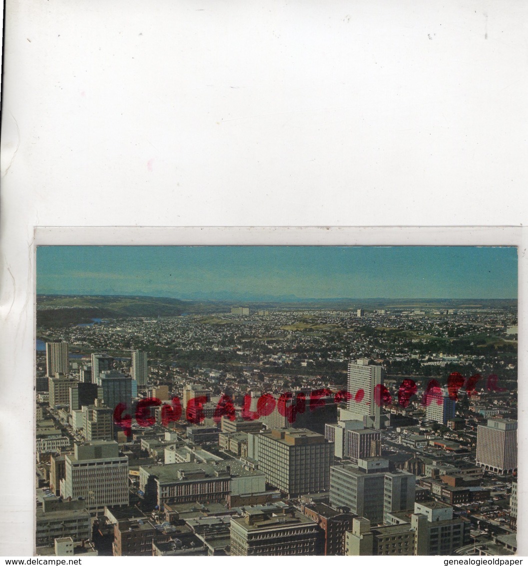 CANADA - CALGARY ALBERTA- CALGARY SKYLINE  SEEN FROM THE NEW HUSKY TOWER - Calgary