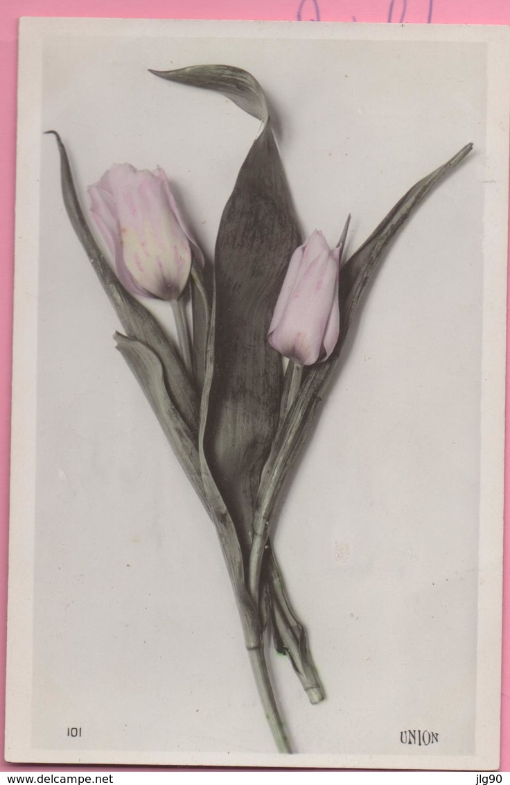 CPA Tulipes , Oblitération (OR) Sur Semeuse 5c Vert - Fleurs