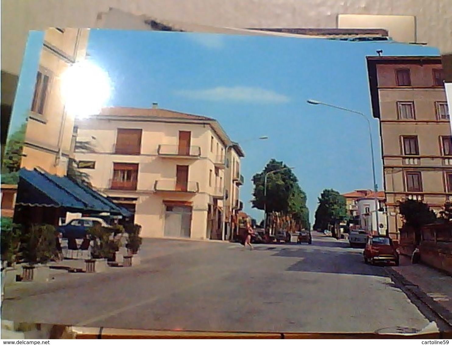 PRATO VIA SEM BENELLI AUTO CAR FIAT 500 T TABACCHERIA N1975 GZ6729 GZ6728 - Prato