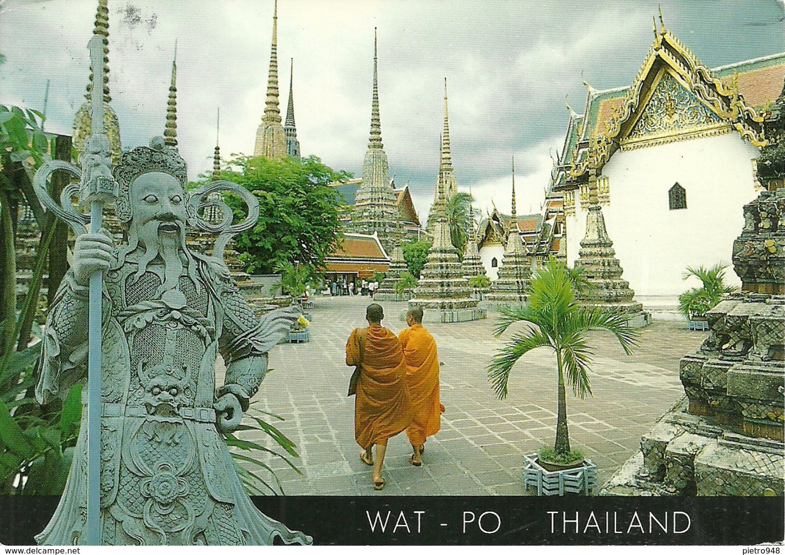 Bangkok (Thailand) One Scene Of The Inner Courtyard Of Wat Po - Tailandia