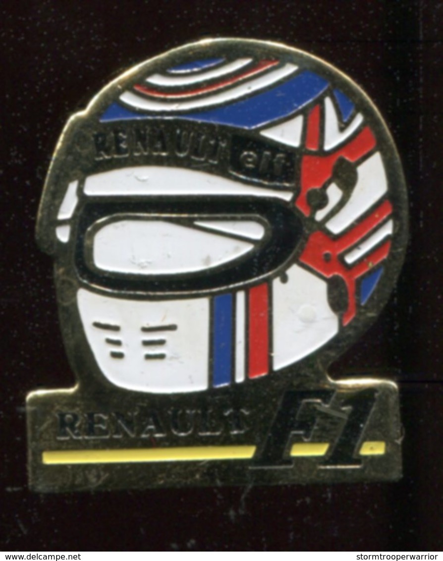 Pin's - Casque Renault Elf F1 Formule 1 - Car Racing - F1