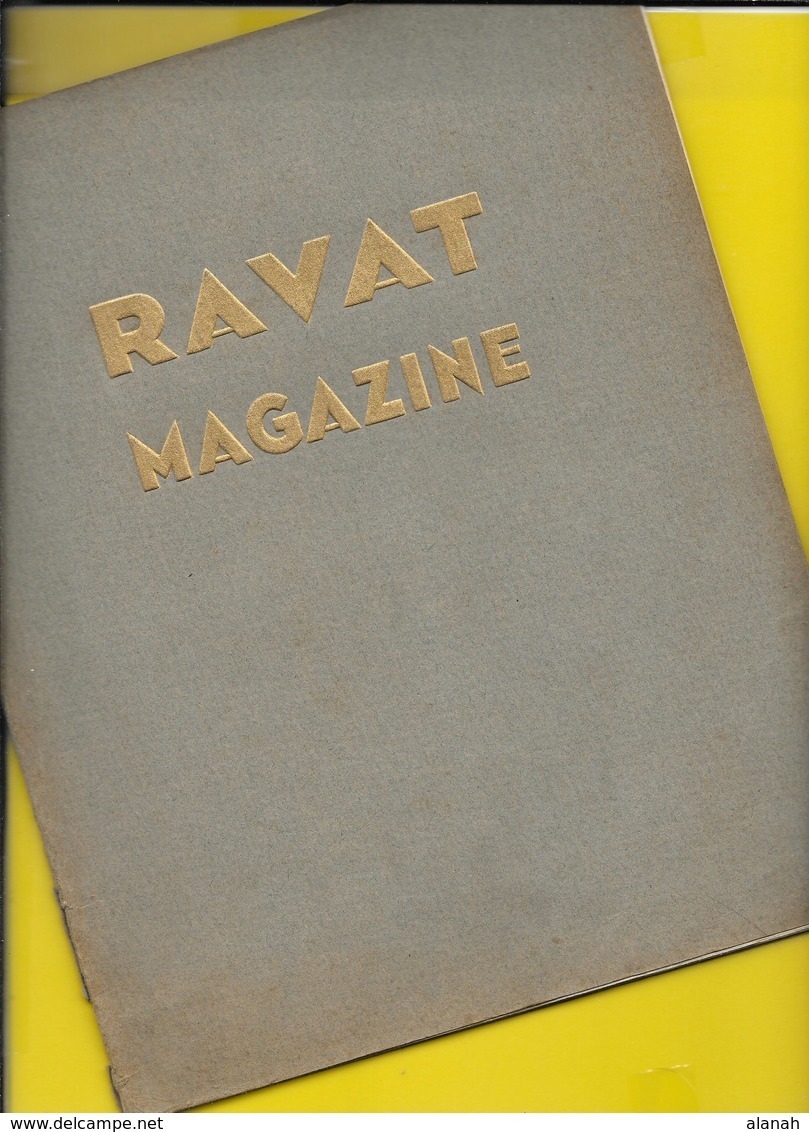 RAVAT Magazine Cycle & Motocycle Armes 1934 36 Pages + Couverture Format A4 env.