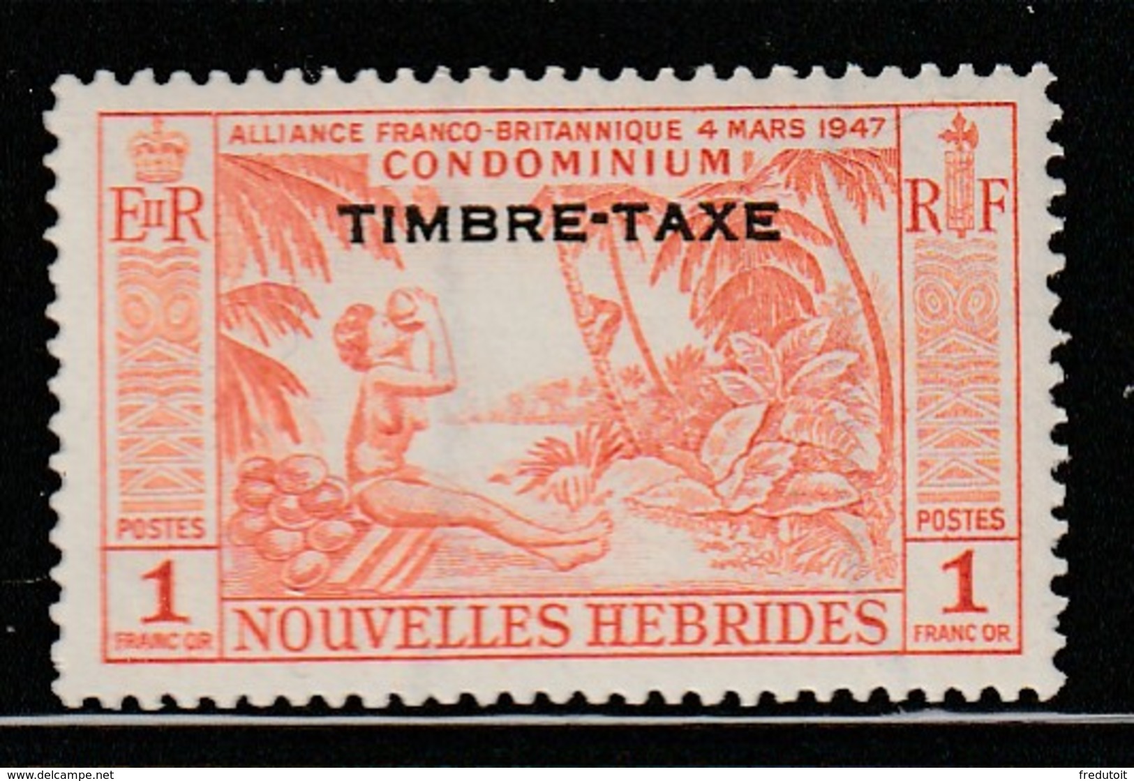 Nouvelles Hébrides - TIMBRES TAXES - N° 40 ** (1957) - Timbres-taxe