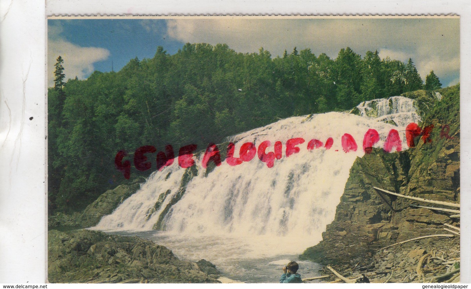 CANADA  - ONTARIO-  A PICTURESQUE VIEW OF HIGH FALLS NEAR WAWA - Port Arthur