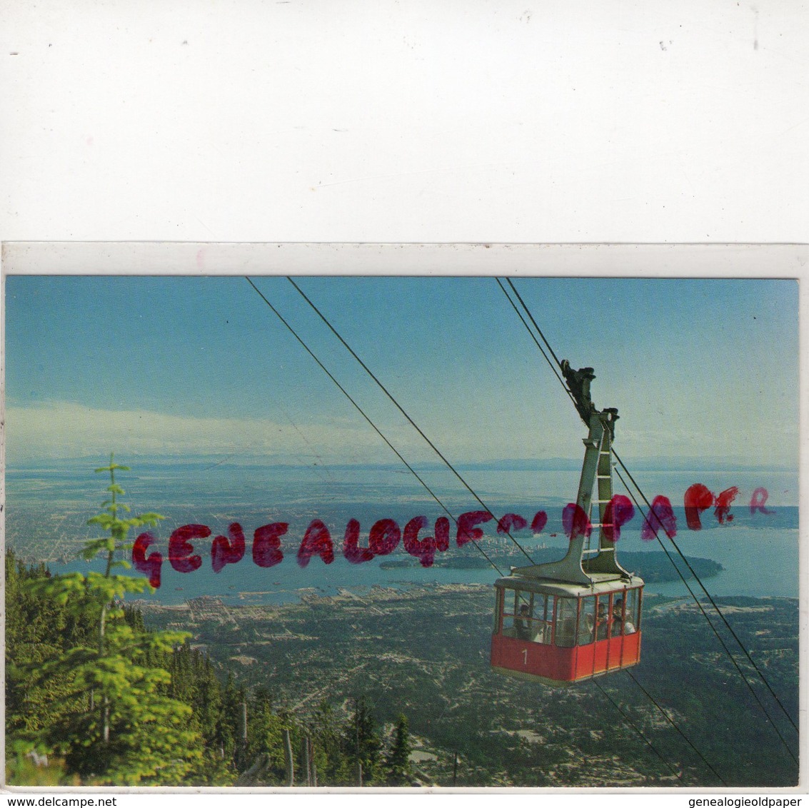 CANADA  - VANCOUVER- GROUSE MOUNTAIN SKYRIDE SUMMER PANORAMA - Vancouver