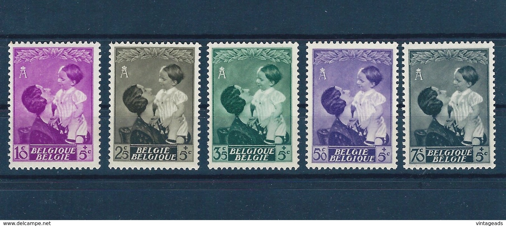 BK022, Lot Mit 25 Marken Belgien, Davon 20 Stk. Postfrisch, Trauermarken - Sonstige & Ohne Zuordnung