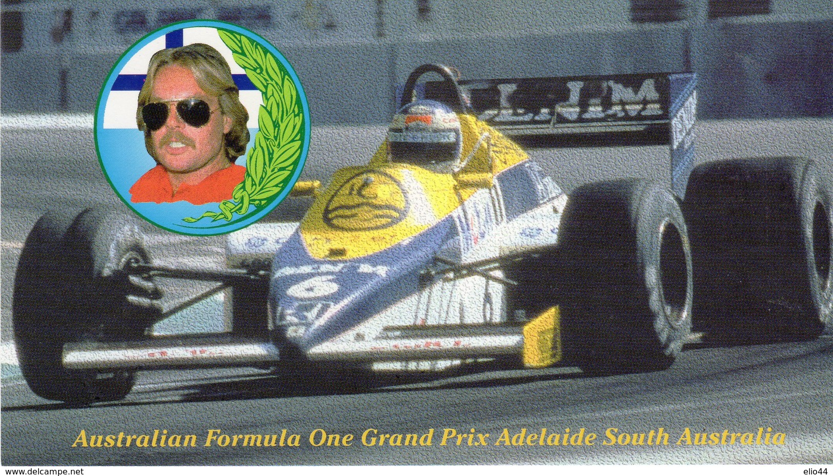 Australia  Adelaide - Grand Prix Formula 1 - Keke Rosberg Vincitore Nel 1985  Su Williams - - Grand Prix / F1