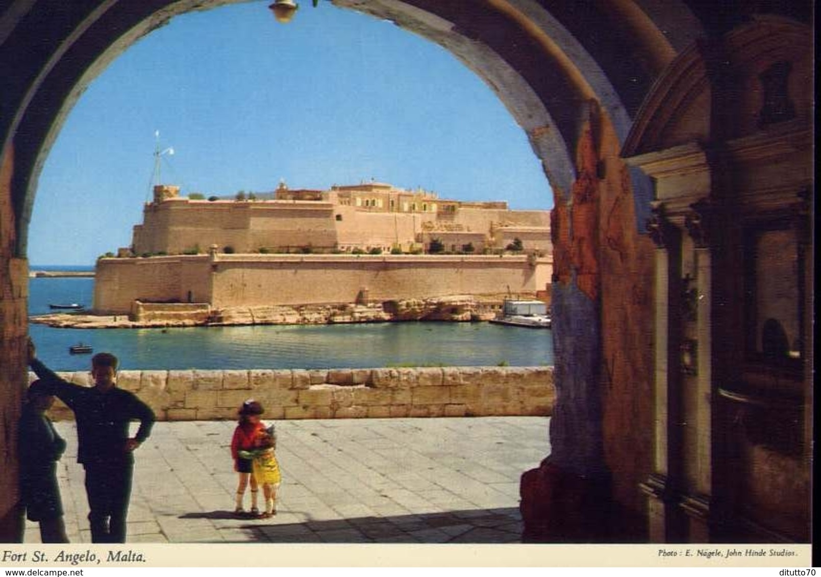 Malta - Fort St.angelo - Formato Grande Non Viaggiata – E 9 - Malta