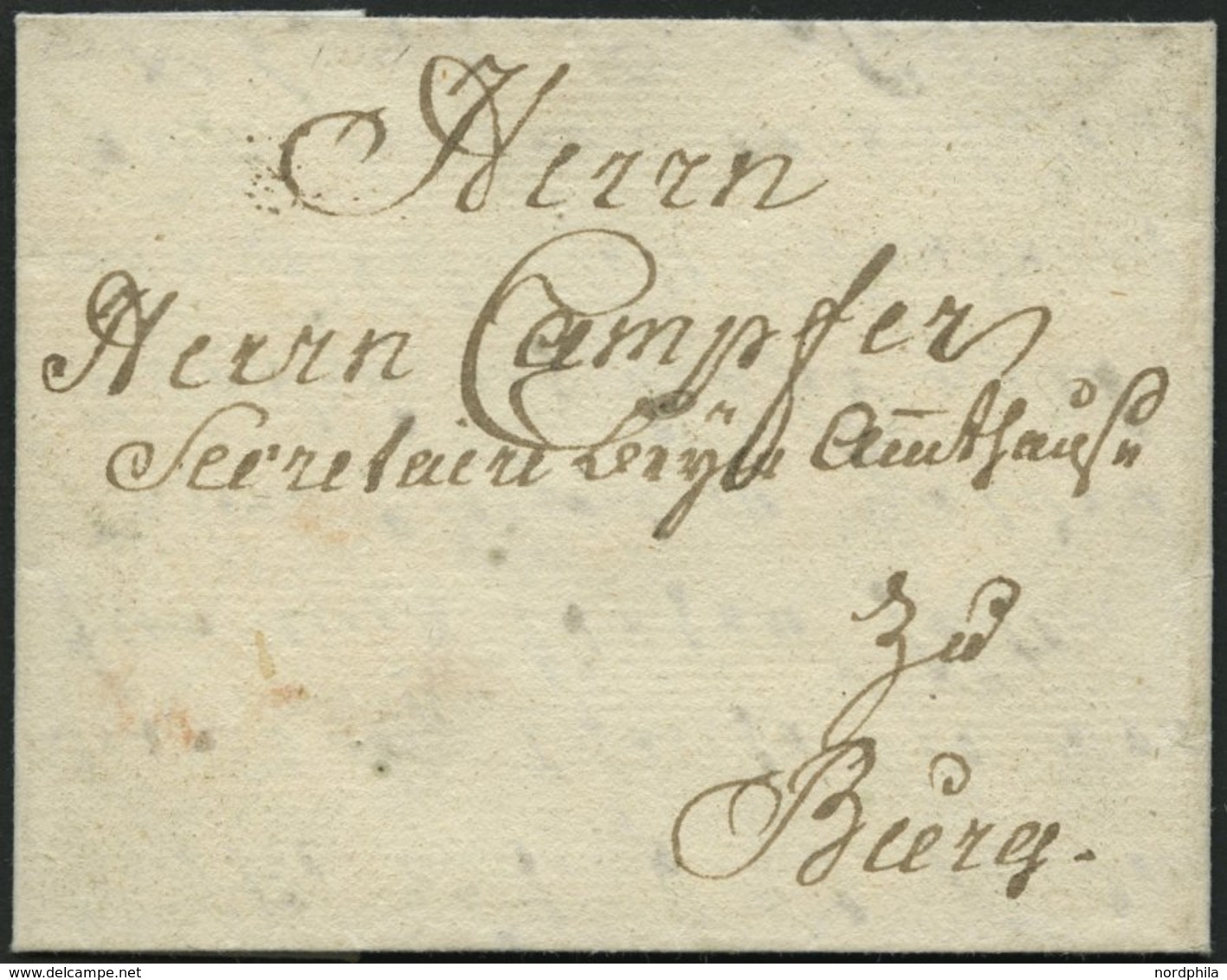 SCHLESWIG-HOLSTEIN - ALTBRIEFE 1781, Kleiner Brief Mit Inhalt Von Petersdorf Nach Burg/Fehmarn, Pracht - [Voorlopers